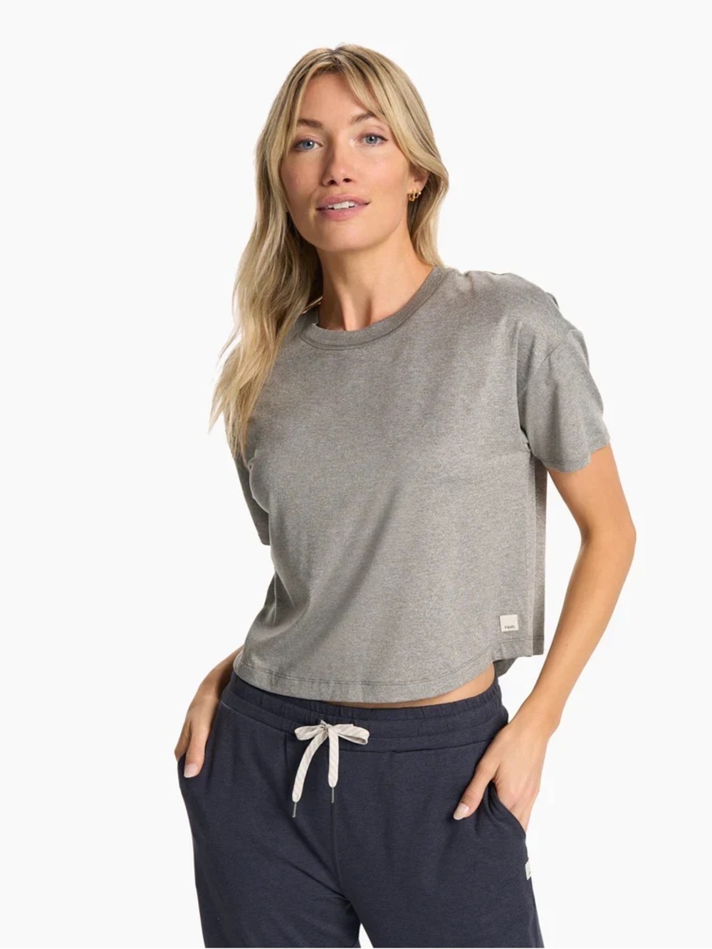 Vuori Energy Tee Gray